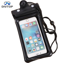 Divtop Universal PVC Cover Dry Bag Waterproof Cell Phone Case for Swimming